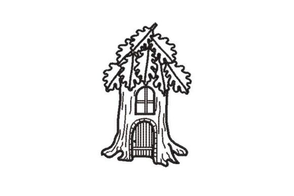 Fairy House in Black and White Review