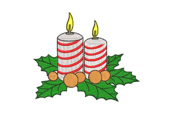 Review: Christmas Candles Embroidery Design