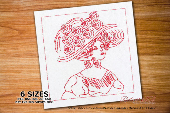 Review: Victorian Lady with Floral Hat Design