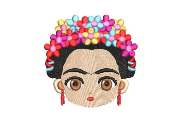 Review: Woman s Face with Flowers for Handmade Gifts