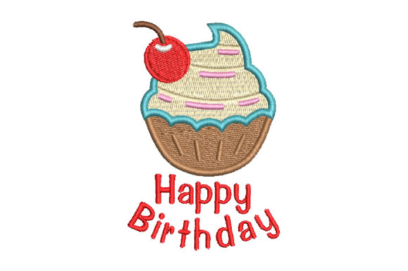 Reviewing Happy Birthday Cupcake for Boutique Sweatshirts