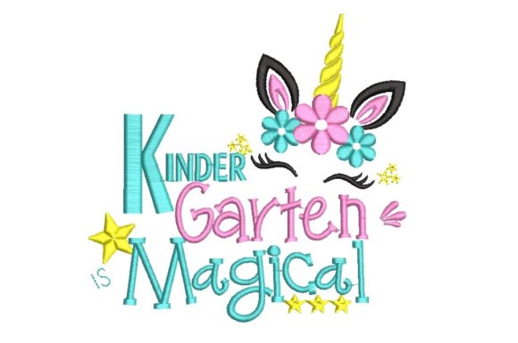 Reviewing Unicorn for Kindergarten Embroidery