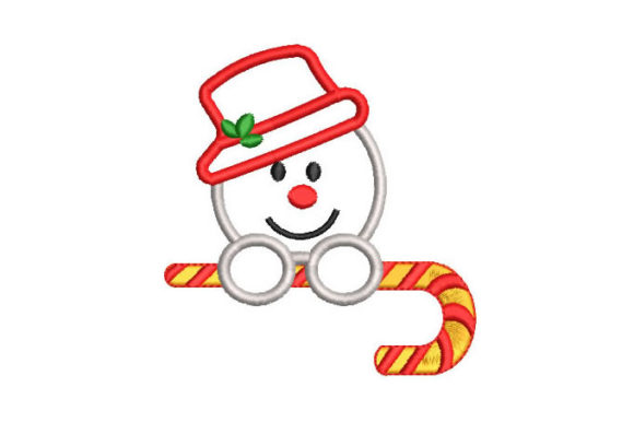 Snowman with Candy: A Festive Embroidery Review